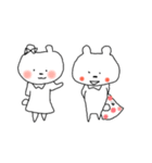 くまとブランケット（個別スタンプ：27）