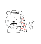くまとブランケット（個別スタンプ：32）