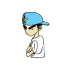 eyebrow guy（個別スタンプ：8）