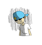 eyebrow guy（個別スタンプ：10）
