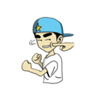 eyebrow guy（個別スタンプ：21）