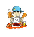 eyebrow guy（個別スタンプ：22）