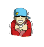 eyebrow guy（個別スタンプ：35）