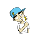 eyebrow guy（個別スタンプ：40）