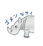 手描き・動物スタンプ（個別スタンプ：34）