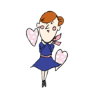 頑張れCAちゃん！！（個別スタンプ：9）