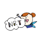 頑張れCAちゃん！！（個別スタンプ：35）