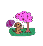 子犬の仲間たち（個別スタンプ：37）