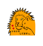 しゃべるライオン（個別スタンプ：13）