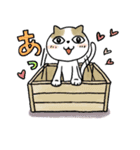 カラー筆ねこ（個別スタンプ：34）