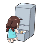 少女たちの夏休み（個別スタンプ：14）