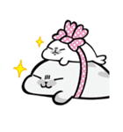 むぎゅ！っとあざらし オールスター編（個別スタンプ：3）
