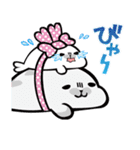 むぎゅ！っとあざらし オールスター編（個別スタンプ：4）