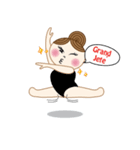 DJ Ballet Girl（個別スタンプ：4）