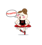 DJ Ballet Girl（個別スタンプ：6）