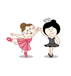 DJ Ballet Girl（個別スタンプ：19）