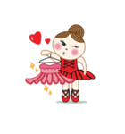 DJ Ballet Girl（個別スタンプ：26）
