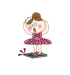 DJ Ballet Girl（個別スタンプ：34）