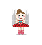 DJ Ballet Girl（個別スタンプ：35）