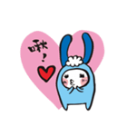 Spray rabbit（個別スタンプ：9）