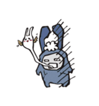 Spray rabbit（個別スタンプ：19）