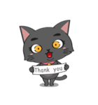 A Black Cat（個別スタンプ：6）