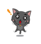 A Black Cat（個別スタンプ：7）