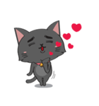 A Black Cat（個別スタンプ：21）