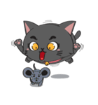 A Black Cat（個別スタンプ：28）
