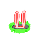 手描きウサギ（個別スタンプ：2）