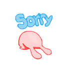 手描きウサギ（個別スタンプ：9）
