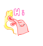 手描きウサギ（個別スタンプ：11）