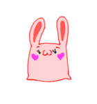 手描きウサギ（個別スタンプ：33）