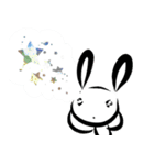 つきなみうさぎ（個別スタンプ：4）