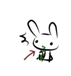 つきなみうさぎ（個別スタンプ：8）