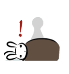 つきなみうさぎ（個別スタンプ：10）