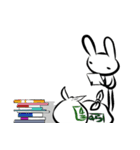 つきなみうさぎ（個別スタンプ：15）