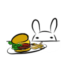 つきなみうさぎ（個別スタンプ：20）