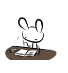 つきなみうさぎ（個別スタンプ：25）