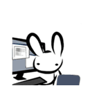 つきなみうさぎ（個別スタンプ：26）