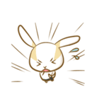 黒パンツのうさぎ（個別スタンプ：24）