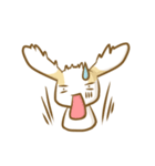 黒パンツのうさぎ（個別スタンプ：26）