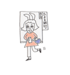 清掃員のうさ子さん（個別スタンプ：36）