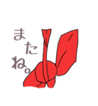 足の生えた折鶴（個別スタンプ：40）