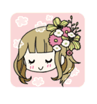 おんなのこスタンプ（個別スタンプ：1）
