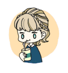 おんなのこスタンプ（個別スタンプ：21）