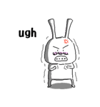 rabbit(52years old) stickers english ver（個別スタンプ：8）