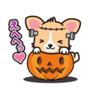 コーギー・ハロウィン（個別スタンプ：14）