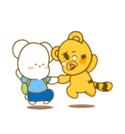 Doggy Pokey ＆ Tabby Humaio（個別スタンプ：40）