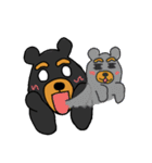 Bowknot Duck＆Lai bear（個別スタンプ：18）